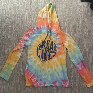 tie dye great lakes hoodie